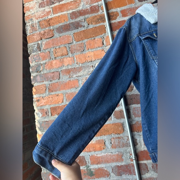 Women’s denim jacket faux fur lined, size xl - Picture 8 of 10